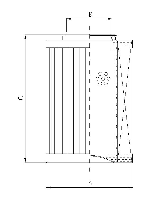 替代贺德克高压 0140D020BN3HC 玻璃纤维滤芯 样图