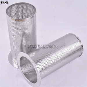 Replace DN125 Industrial Pipeline Water Treatment Round Hole Filter Cartridge
