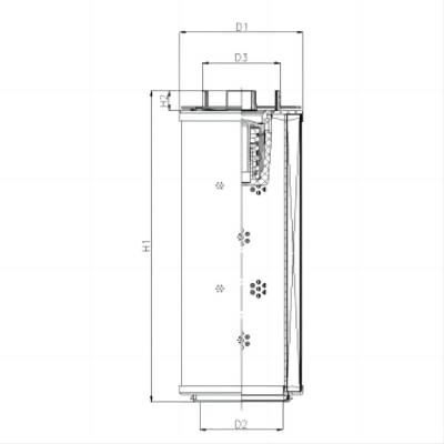 华豫直供HC2286FKP12H50过滤器液压油滤芯国产替代 样图