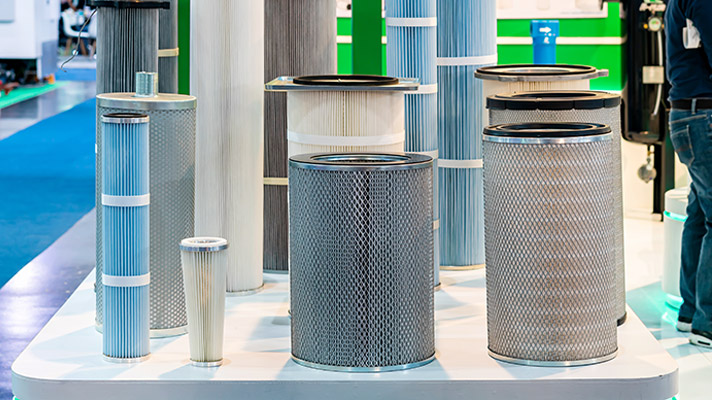 Dedusting cartridges