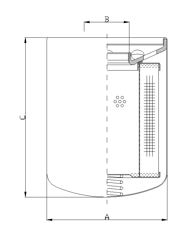替代贺德克160MA003BN 旋装油滤160MA010BN 液压油滤芯160MA020BN